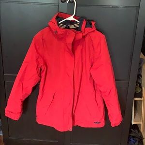 Lands’ End Women’s Red Ski Jacket